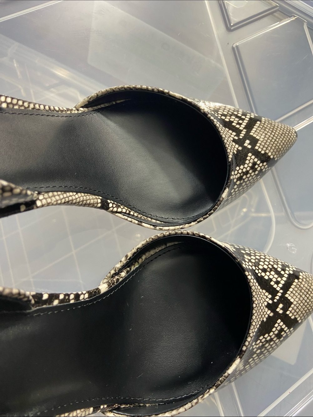 Marc Fisher Hadya Snake Print Slingback Pumps – Size 8.5 - Picture 5 of 13